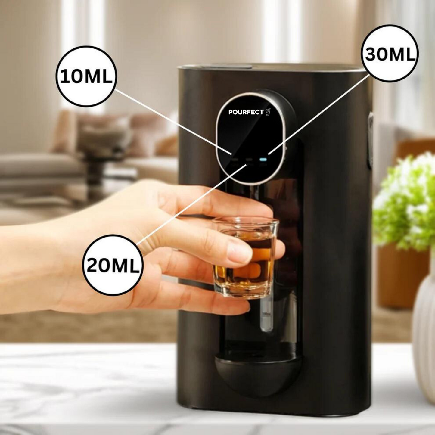 Pourfect ™ Mini Liquor Dispenser For Home Bar